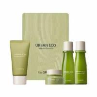 Набор (пенка, тонер, эмульсия, крем) vegan The Saem Urban Eco Harakeke Travel Kit 31ml, 31ml, 25g, 8ml