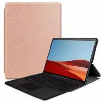 Чехол для Microsoft Surface Pro X (розовое золото)