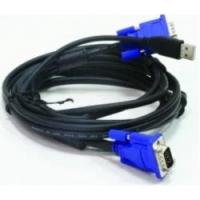 D-Link DKVM-CU3/B1A Кабель KVM длиной 3 м с разъемами VGA и USB