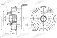 Барабан Тормозной PATRON арт. PDR1584