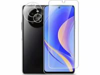 Защитное стекло BoraSCO для Huawei Nova Y90 0.26mm Hybrid Glass Transparent 71146