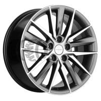 Колесный диск Khomen Wheels KHW1807 (A6/Q5) 8.00x18.00/5x112.00 D66.60 ET39.00 Gray-FP