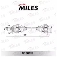 Привод в сборе BMW E53 3.0 00- зад. лев / прав GC00019 MILES GC00019