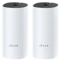 Wi-Fi система TP-LINK Deco E4(2-pack) 802.11abgnac 1167Mbps 2.4 ГГц 5 ГГц 2xLAN белый