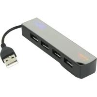 Хаб USB 2.0 на 4 порта, пассивный CBR CH-123 (Black)