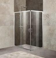 Душевой уголок BelBagno Unique AH2 100/115x75/90 см матовое стекло