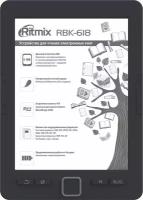 Электронная книга RITMIX RBK-618, 6", черный