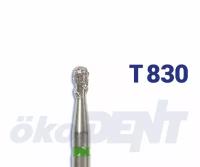 Бор алмазный грушевидный серия "Turbo", артикул - T830016CFG, ISO - T806314238534016, в комплекте - 10шт