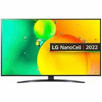 Телевизор 43" LG 43NANO766QA (4K UHD 3840x2160, Smart TV) синяя сажа