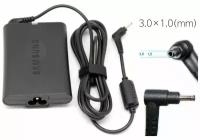 Зарядное устройство для ноутбука Samsung 730U3E-K02 ATIV Book 7, 19V - 2.1A, 40 Вт (Штекер: 3.0-0.8мм) Slim