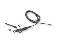 Готовый монтаж Prologic Safetly Clip QC Link Metal Core Leader 80cm 45lbs, арт.50149