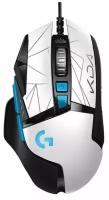 Мышь проводная Logitech G502 HERO K/DA High Performance Gaming Mouse белый чёрный рисунок USB (910-006097)