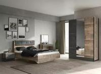 Комплект мебели для спальни, спальный гарнитур HUGO, спальное место 140х200 см