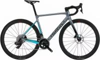 Велосипед Wilier Zero SL 105 Disc Aksium Disc Серый/голубой (2021) XS, Серый/голубой