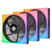 Вентилятор Thermaltake TOUGHFAN 12 RGB черный (комплект из 3 вентиляторов)