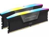 Модуль памяти Corsair Vengeance RGB DDR5 DIMM 5200MHz PC5-41600 CL40 - 32Gb Kit (2x16Gb) CMH32GX5M2B5200C40