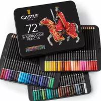 Castle Акварельные карандаши 72 цвета