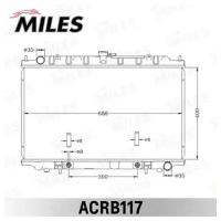 Радиатор NISSAN MAXIMA QX 2.0/3.0 94-01 MILES ACRB117