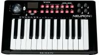 Neuron 3 Black MIDI-клавиатура USB фортепианного типа, 25 клавиш, 4 программируемые кнопки, программируемый фейдер, размеры 430х244х56 мм, вес 3 кг