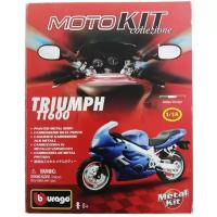 Triumph TT600 сборная модель мотоцикла 1:18 Bburago 18-55004коллекционные металлические мотоциклы детские игрушечные Триумф