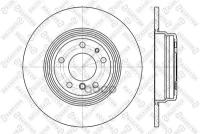 6020-1533-Sx_диск Тормозной Задний! Bmw E38/E31 2.8-5.0 M51-M62/M70/M73 89> Stellox арт. 6020-1533-SX