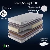 Матрас Tonus Spring 1000, Независимые пружины, 90х200 см