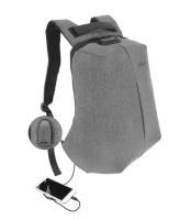 Tellur Рюкзак для ноутбука 15.6? Notebook Backpack Antitheft V2, USB port, gray