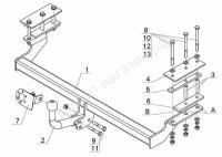 Фаркоп для Daewoo Gentra 2013г. и по н.в. (седан)