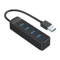 USB-концентратор ORICO TWC3-4A 4xUSB-A 3.0, черный (ORICO-TWC3-4A-BK-EP)