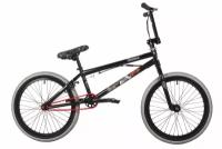 Велосипед Novatrack BMX Crow 20" (2023) (Велосипед NOVATRACK 20" BMX CROW сталь 21'', черный, U-BRAKE)