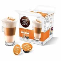 Капсулы Nescafe Dolce Gusto Latte Macchiato Caramel 96 капсул / Нескафе Дольче Густо Латте Макиато Карамель 6 x 16