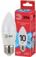 Светодиодная LED лампа ЭРА ECO свеча B35 E27 10W (800lm) 4000K 4K B35-10W-840-E27 R 103х37 (упаковка 12 штук)