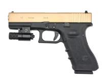 Страйкбольный пистолет WE Glock 17 Gen 3 (6 мм, GBB, Blowback, Titanium Gold)