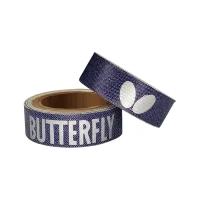 Торцевая лента для настольного тенниса Butterfly 1m/12mm Logo, Blue/Silver