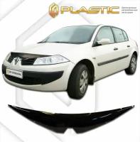 Дефлектор капота для Renault Megane седан 2006-2009 Classic черный