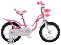 Детский велосипед Royal Baby Little Swan 12, год 2022, цвет Розовый