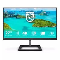 Монитор Philips 27" 278E1A черный IPS LED 16:9 HDMI M/M матовая 1000:1 350cd 178гр/178гр 3840x2160 DisplayPort 4.78кг