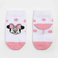 Носки "Minnie", Минни Маус, белый, 8-10 см