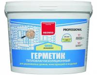 Герметик Межшовный для Сруба Neomid Wood Professional 3кг Белый Эластичный, Окрашиваемый / Неомид Вуд