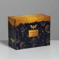 Пакет коробка "Magic time", 23 x 18 x 11 см