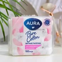 Ватные палочки Aura Beauty Cotton Buds, 100 шт