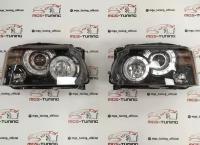 Передние фары рестайлинг Range Rover Sport 05-09 гг