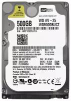 Жесткий Диск Western Digital WD5000BUCT 500Gb SATAII 2,5" HDD