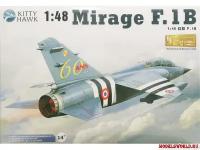 Склеиваемая платсиковая модель самолета Dassault Mirage F.1B. Масштаб 1:48