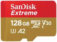 Флеш карта microSDXC 128Gb Class10 Sandisk SDSQXA1-128G-GN6GN Extreme