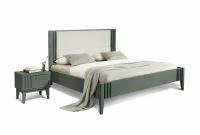 Кровать Chicago с основанием, платина, 160х200 см