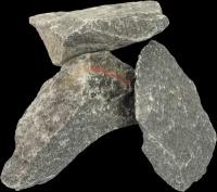 Камни для сауны Габбро-диабаз колотые, 20 кг