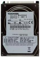 Для домашних ПК Toshiba Жесткий диск Toshiba MK4032GAX 40Gb 5400 IDE 2,5" HDD