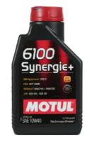 масло моторное motul 6100 synergie+ a3/b4 10w-40 синтетическое 1 л 108646