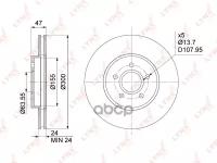 Диск Тормозной Передний Ford Mondeo Iii 00-07 / Jaguar X-Type I 01-09 Lynxauto Bn-1025 LYNXauto арт. BN-1025